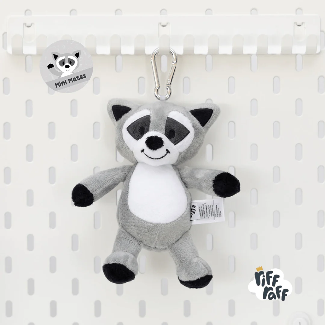 Bag Charm - Bandit the Raccoon - Image 3