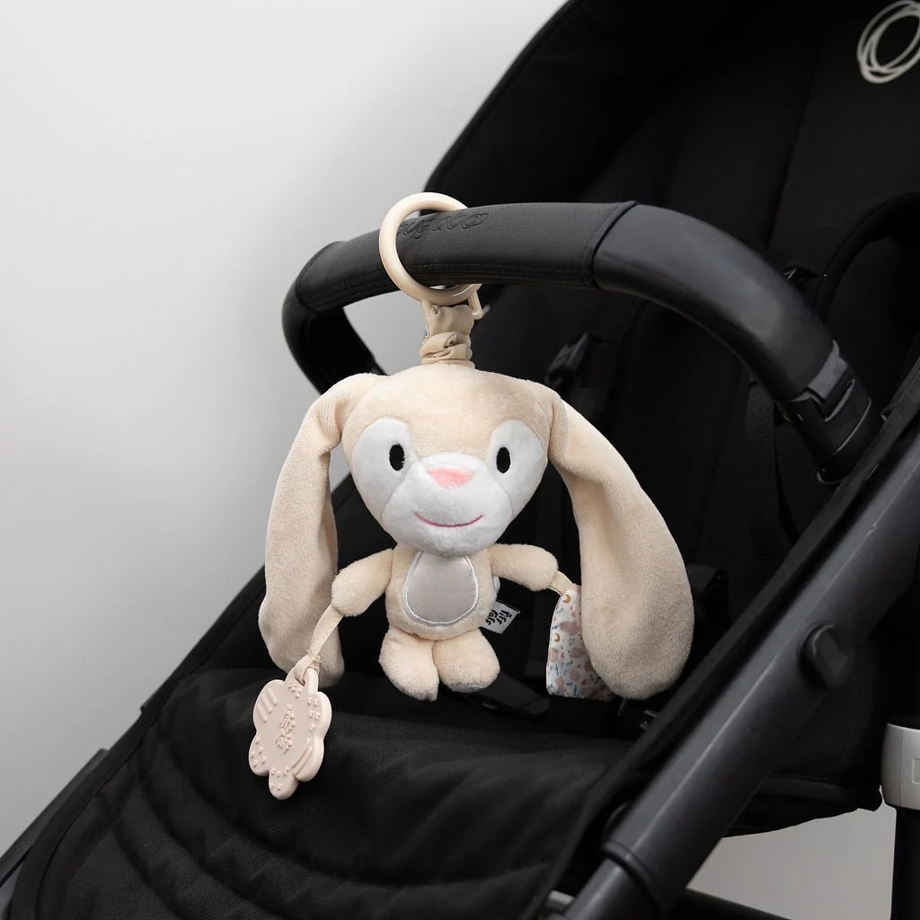 Sensory Pram Toy - Clover The Bunny - Image 3