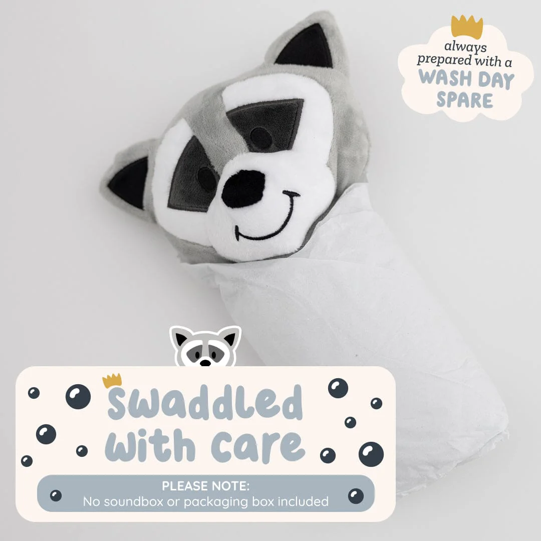 Wash Day Spare Plush - Bandit The Raccoon - Image 4